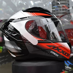 Capacete Axxis Segment Crox B5 Preto Vermelho Envio Imediato na internet