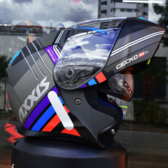 Capacete Masculino Axxis Gecko Sv Robocop Epic B1 Preto na internet