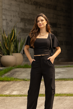 PANTALONA CLAUDIA- PRETA - loja online