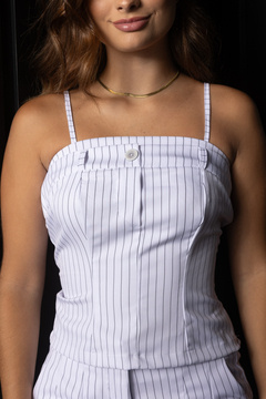 CROPPED ARIEL- BRANCO - loja online