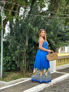 VESTIDO BEIRA MAR- AZUL - loja online