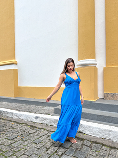 VESTIDO RIBEIRÃO DA ILHA- AZUL na internet