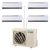 Multi split Premium INVERTER Daikin 4x2500watt + 1 unidad condensadora 10000watt