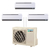 Multi split INVERTER Daikin 3x2500watt + 1 unidad condensadora 8000watt