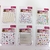 Stiker para uñas Mely x12pcs / LH-S1008