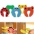 Traba para puerta con forma de animales x12pcs / jcyt-08-03