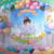 Set de globos feliz cumpleaños princesa