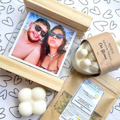 Kit Porta Retrato 10x10 + Mini Spa - Moldurê Personalizados