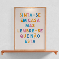 Quadro Sinta-se Em Casa - comprar online