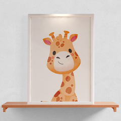 Quadro Girafa Safari - comprar online