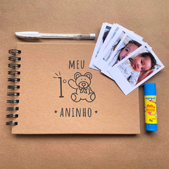 Kit Scrapbook Meu 1° Aninho + Foto