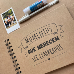 Kit Scrapbook Momentos para Lembrar + Foto - Moldurê Personalizados