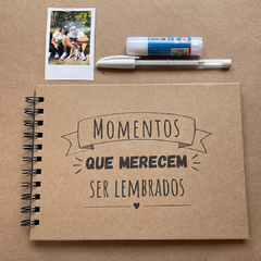 Kit Scrapbook Momentos para Lembrar + Foto - loja online