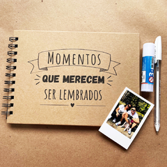 Kit Scrapbook Momentos para Lembrar + Foto