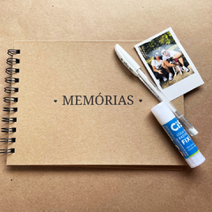 Kit Scrapbook Memórias + Foto