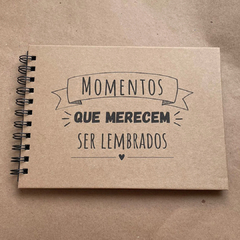 Scrapbook Momentos para Lembrar - Moldurê Personalizados