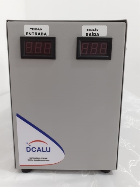 Estabilizador Especial 1203 Dcalu 5 Kva Duo - Regulação Saída ± 3% - Entrada/Saída 220v