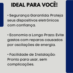 Estabilizador Energia 3Kva 3000Va 220v - Monofásico/Bifásico - loja online