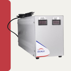 Estabilizador Especial 1203 Dcalu 5 Kva Duo - Regulação Saída ± 3% - Entrada/Saída 220v