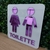 Placa Toilette