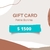 GIFT CARD $1500 - comprar online