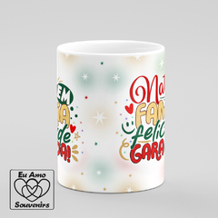 Caneca Natal Em Família Feicidade Garantida - Eu Amo Souvenirs