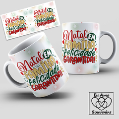 Caneca Natal Em Família Feicidade Garantida - comprar online