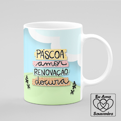 Caneca A Páscoa Está Chegando - Eu Amo Souvenirs