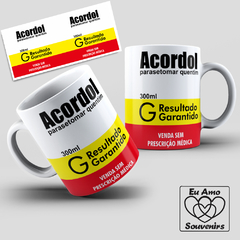 Caneca Acordol Estampa Caixa de Remédio