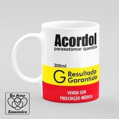 Caneca Acordol Estampa Caixa de Remédio - comprar online