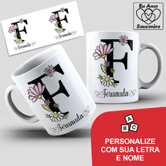 Imagem do Caneca Alfabeto Com Inicial e Nome