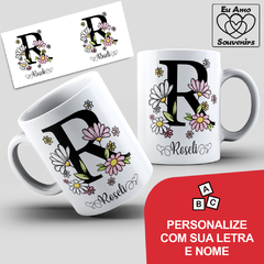 Imagem do Caneca Alfabeto Com Inicial e Nome