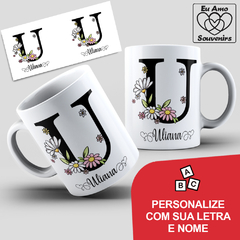 Caneca Alfabeto Com Inicial e Nome na internet