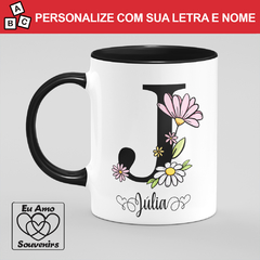 Imagem do Caneca Alfabeto Com Inicial e Nome