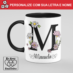 Caneca Alfabeto Com Inicial e Nome na internet