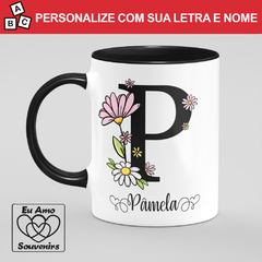 Imagem do Caneca Alfabeto Com Inicial e Nome