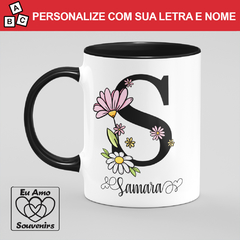 Caneca Alfabeto Com Inicial e Nome na internet