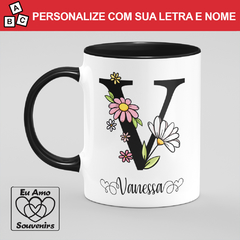 Imagem do Caneca Alfabeto Com Inicial e Nome