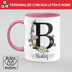 Imagem do Caneca Alfabeto Com Inicial e Nome