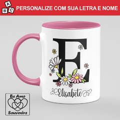 Caneca Alfabeto Com Inicial e Nome na internet