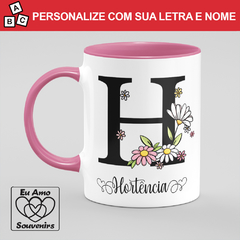 Imagem do Caneca Alfabeto Com Inicial e Nome