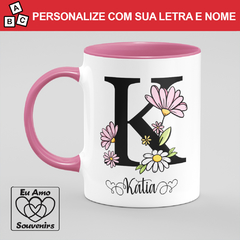 Caneca Alfabeto Com Inicial e Nome na internet