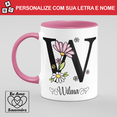 Caneca Alfabeto Com Inicial e Nome na internet