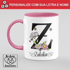 Imagem do Caneca Alfabeto Com Inicial e Nome