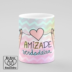 Caneca Amizade Verdadeira Amigas na internet