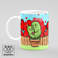 Caneca Cactos Que Sorte a Nossa