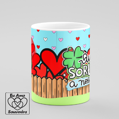 Caneca Cactos Que Sorte a Nossa