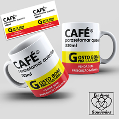 Caneca Personalizada Café Parasetomar Quentim