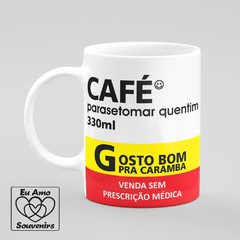 Caneca Personalizada Café Parasetomar Quentim