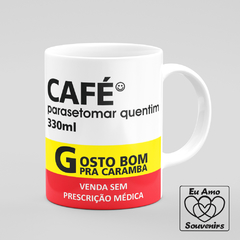 Caneca Personalizada Café Parasetomar Quentim